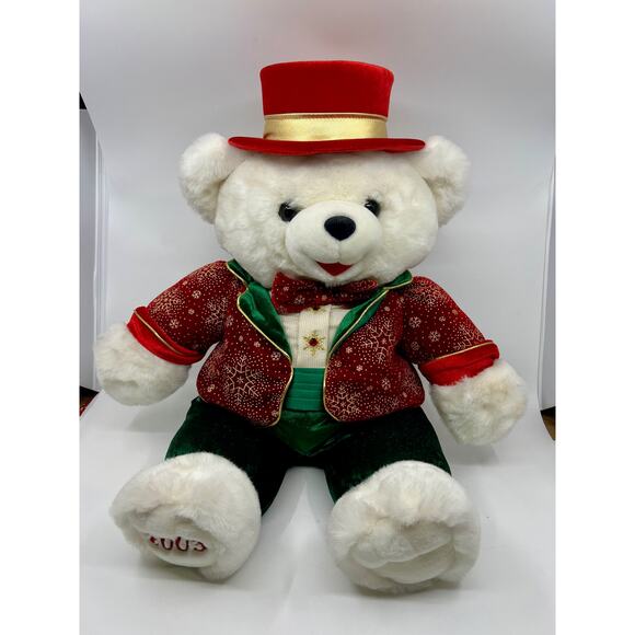2003 Snowflake Teddy Bear Friend Series Vintage Dan Dee Christmas Stuffed Plush - Picture 1 of 6